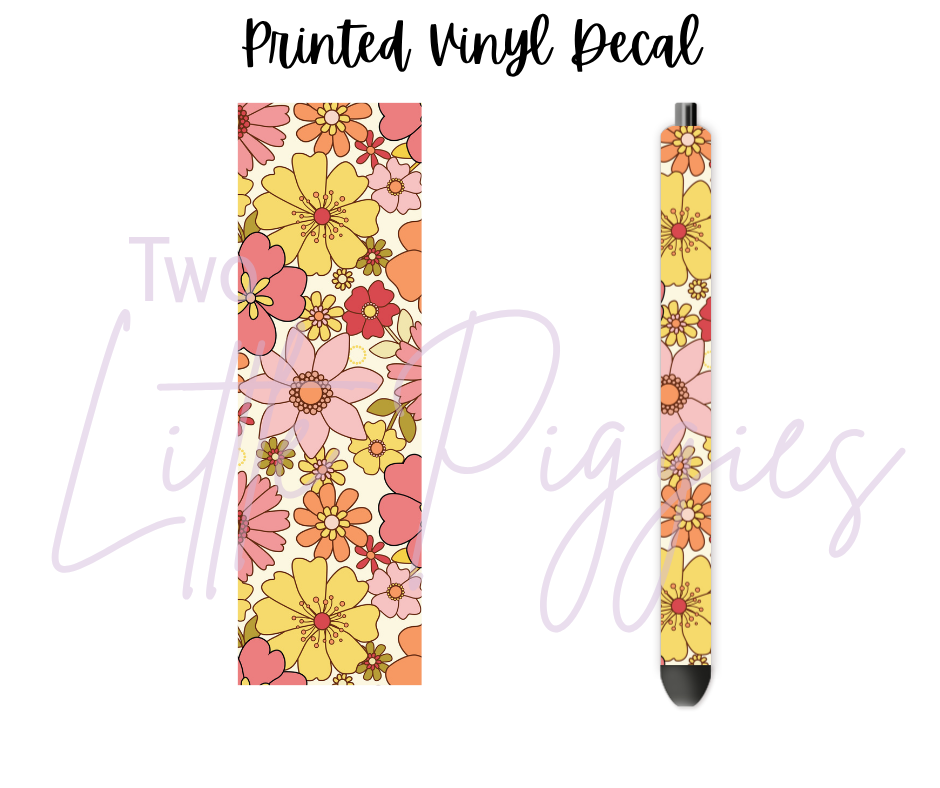 Printed Vinyl - 60s Retro