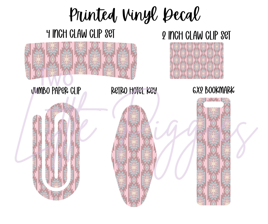 Printed Vinyl - Western Pattern 1 Collection