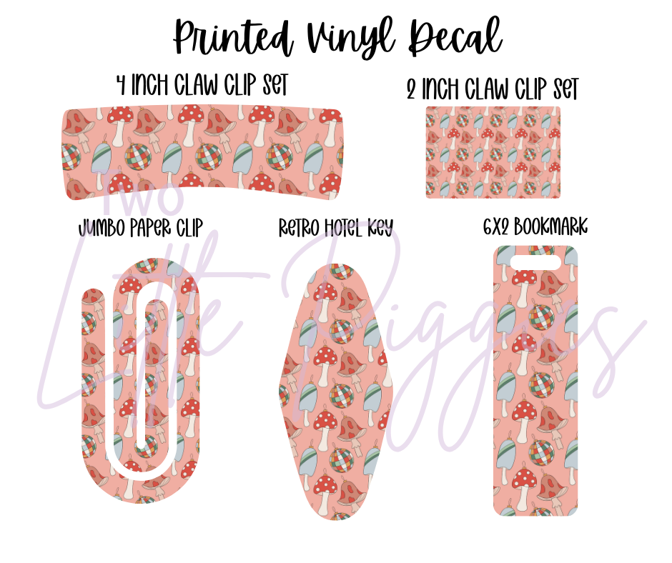Printed Vinyl - Groovy Xmas