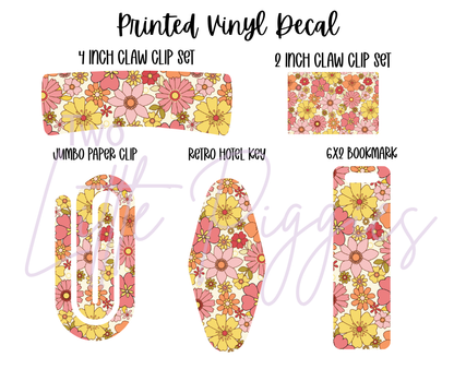 Printed Vinyl - 60s Retro