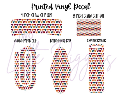 Printed Vinyl - Autumn Colors