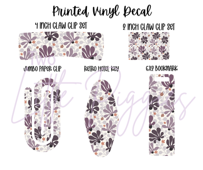 Printed Vinyl - Retro Floral