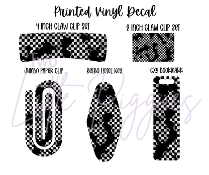 Printed Vinyl - Checkered Punk