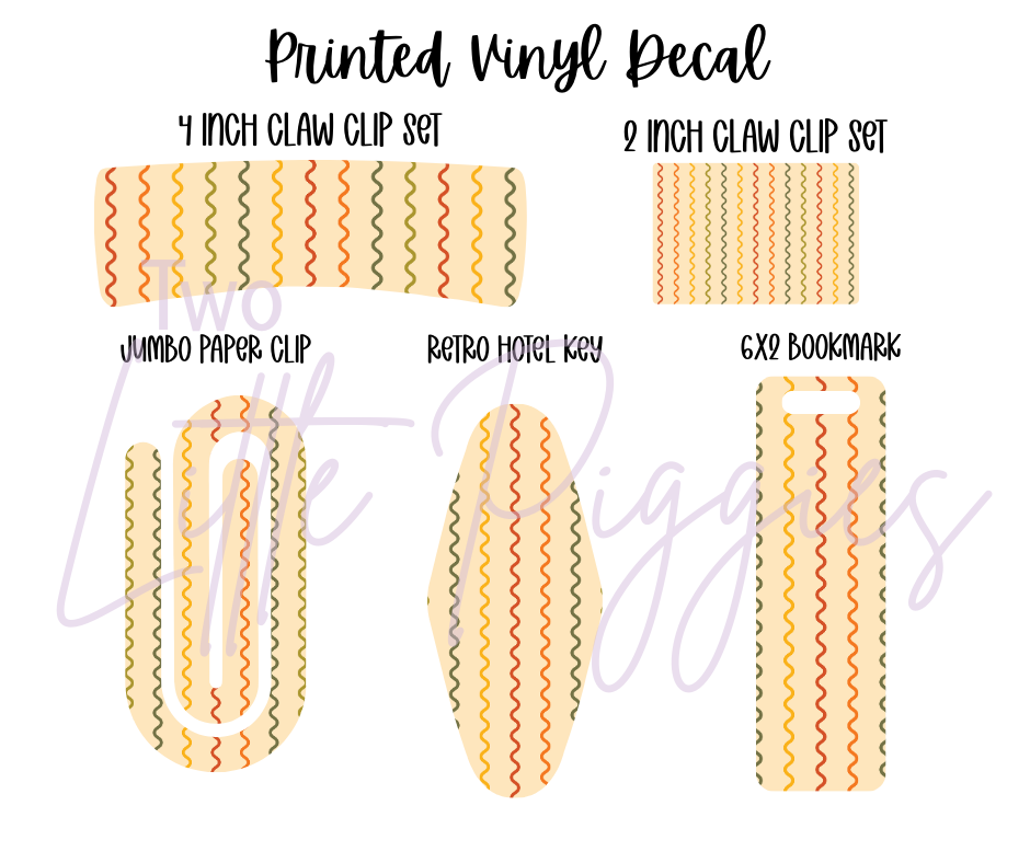 Printed Vinyl - Happy  Fall