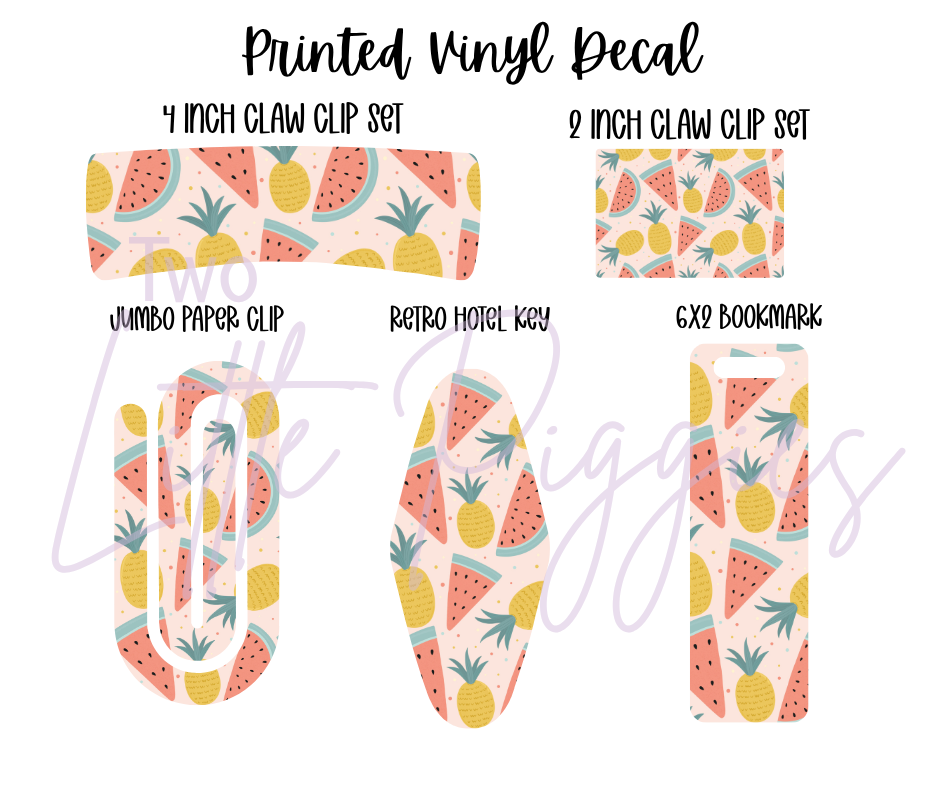 Printed Vinyl - Summer Paradise Collection