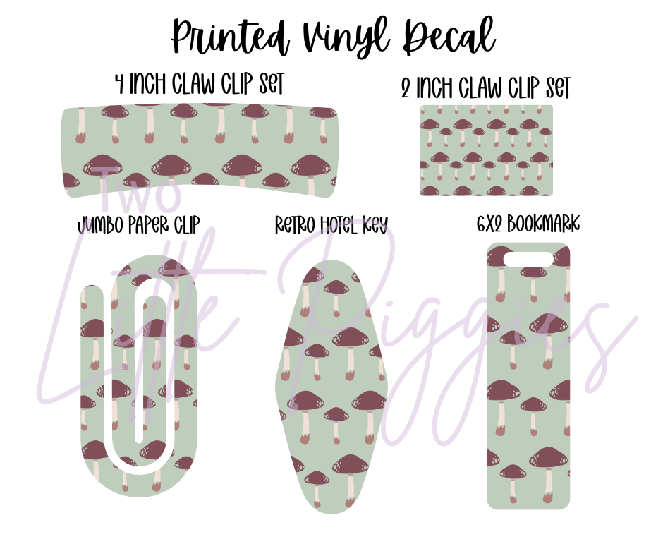 Printed Vinyl - Berry Mint Boho