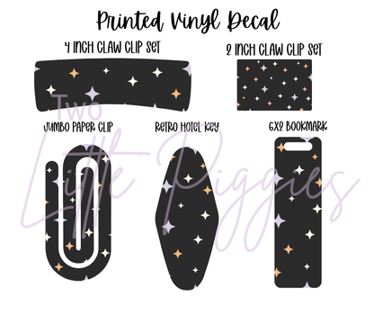 Printed Vinyl - Halloween Spooky Goose - Purple and Orange