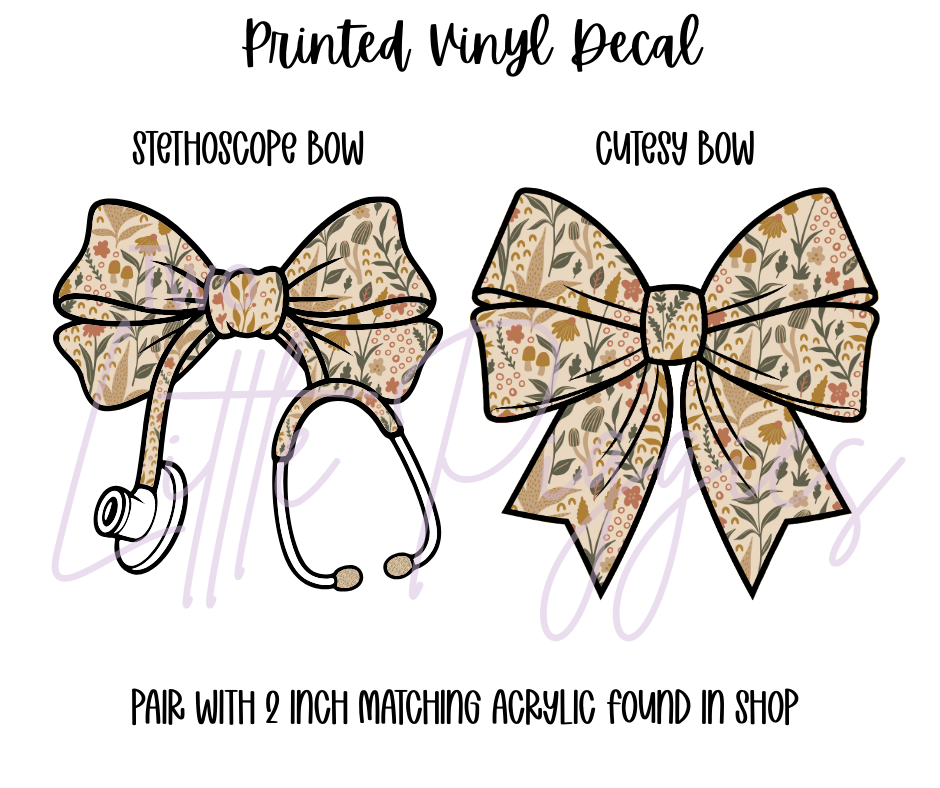 Printed Vinyl - Rustic Garden