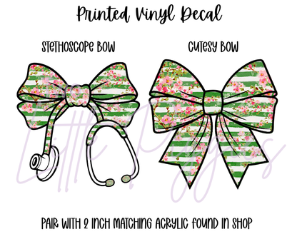 Printed Vinyl - St. Patrick's - Pink and Green