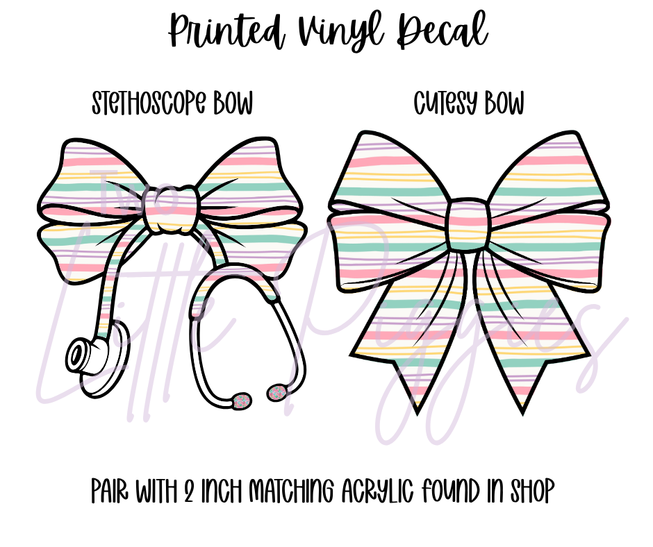 Printed Vinyl - Back to School - Pastel