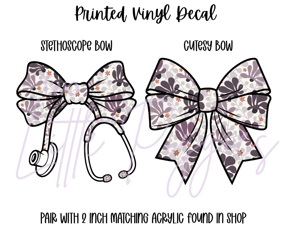 Printed Vinyl - Retro Floral