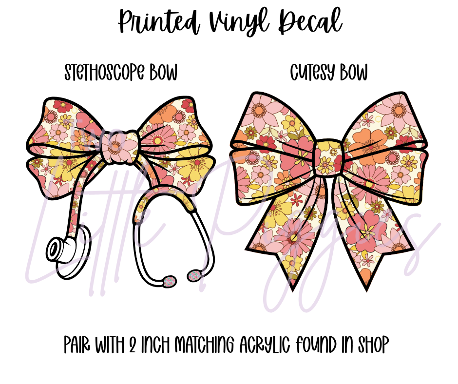 Printed Vinyl - 60s Retro