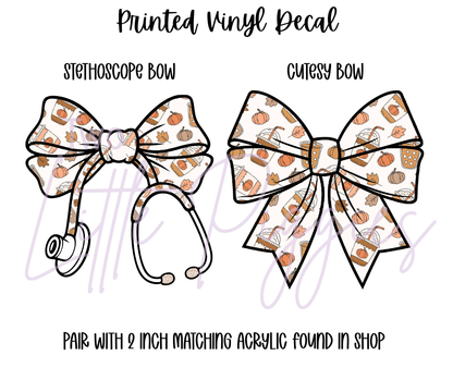 Printed Vinyl - Pumpkin Spice
