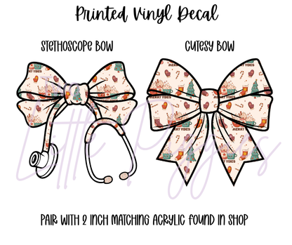 Printed Vinyl - Groovy Christmas