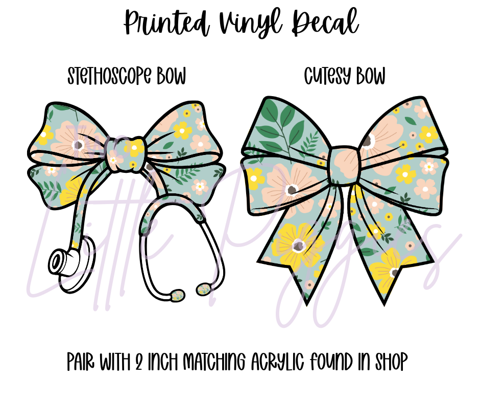 Printed Vinyl - Mother's Day Flowers