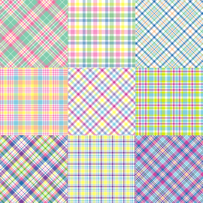 Printed Vinyl - Spring Plaid