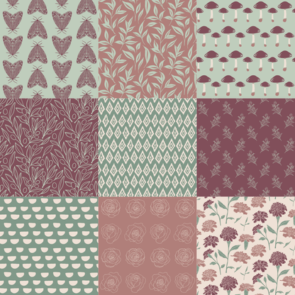 Printed Vinyl - Berry Mint Boho