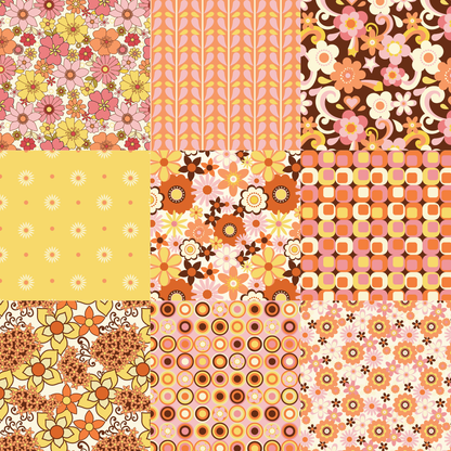 Printed Vinyl - 60s Retro