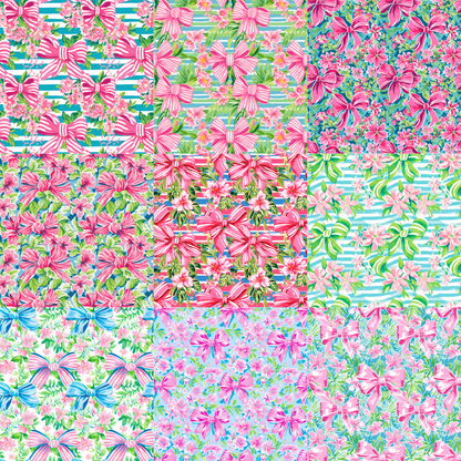 Printed Vinyl - Preppy Bows