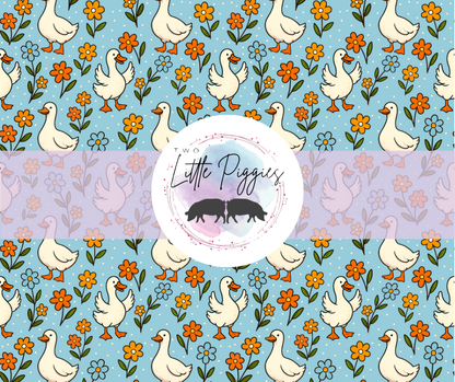Printed Vinyl - Blue Silly Goose
