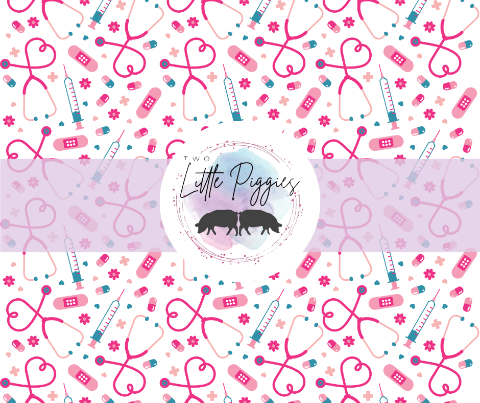 Printed Vinyl - Girly Nurse