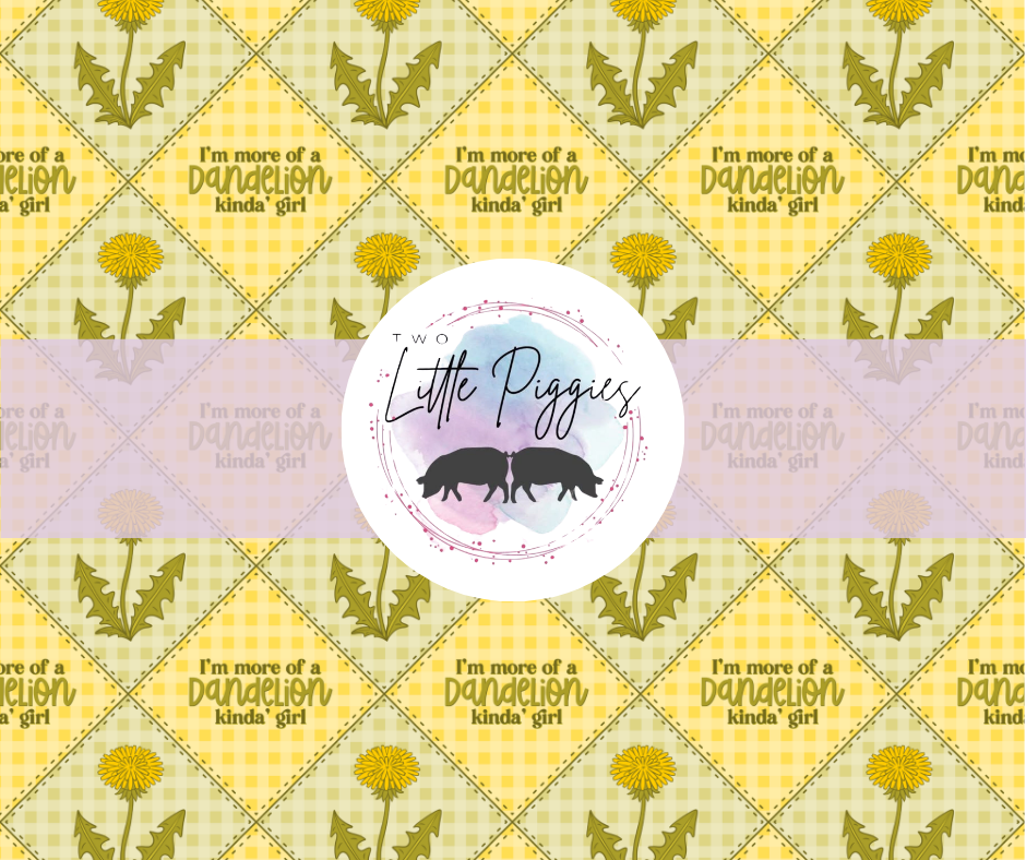 Printed Vinyl - Dandelion Girl