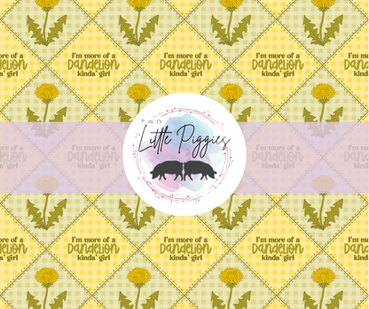 Printed Vinyl - Dandelion Girl