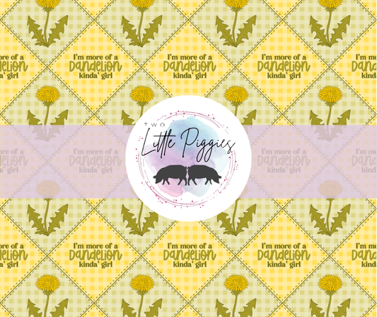 Printed Vinyl - Dandelion Girl