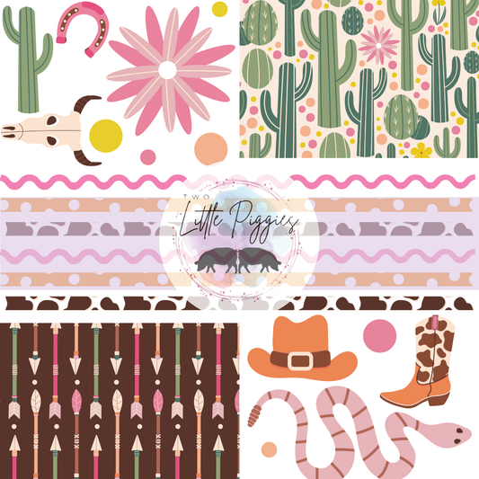 Printed Vinyl - Element Sheet - Western Cowgirl