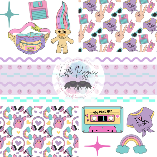 Printed Vinyl - Element Sheet - 90s Kid