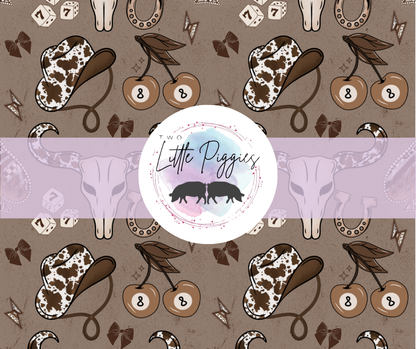 Printed Vinyl -Natural Western