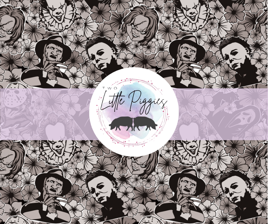 Printed Vinyl - Floral Horror Show