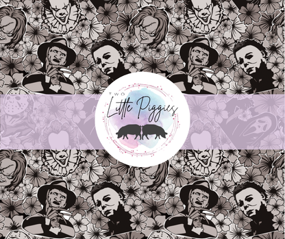 Printed Vinyl - Floral Horror Show