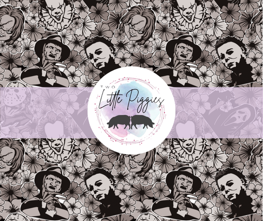 Printed Vinyl - Floral Horror Show