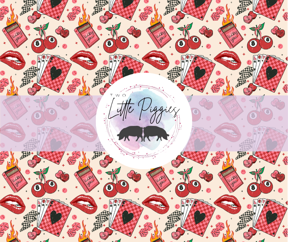 Printed Vinyl - Valentine - Lucky You