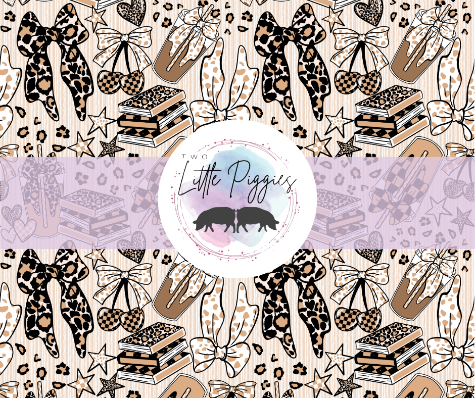 Printed Vinyl - Girly Leopard