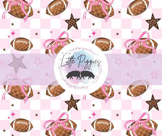 Printed Vinyl - Pink Out Football