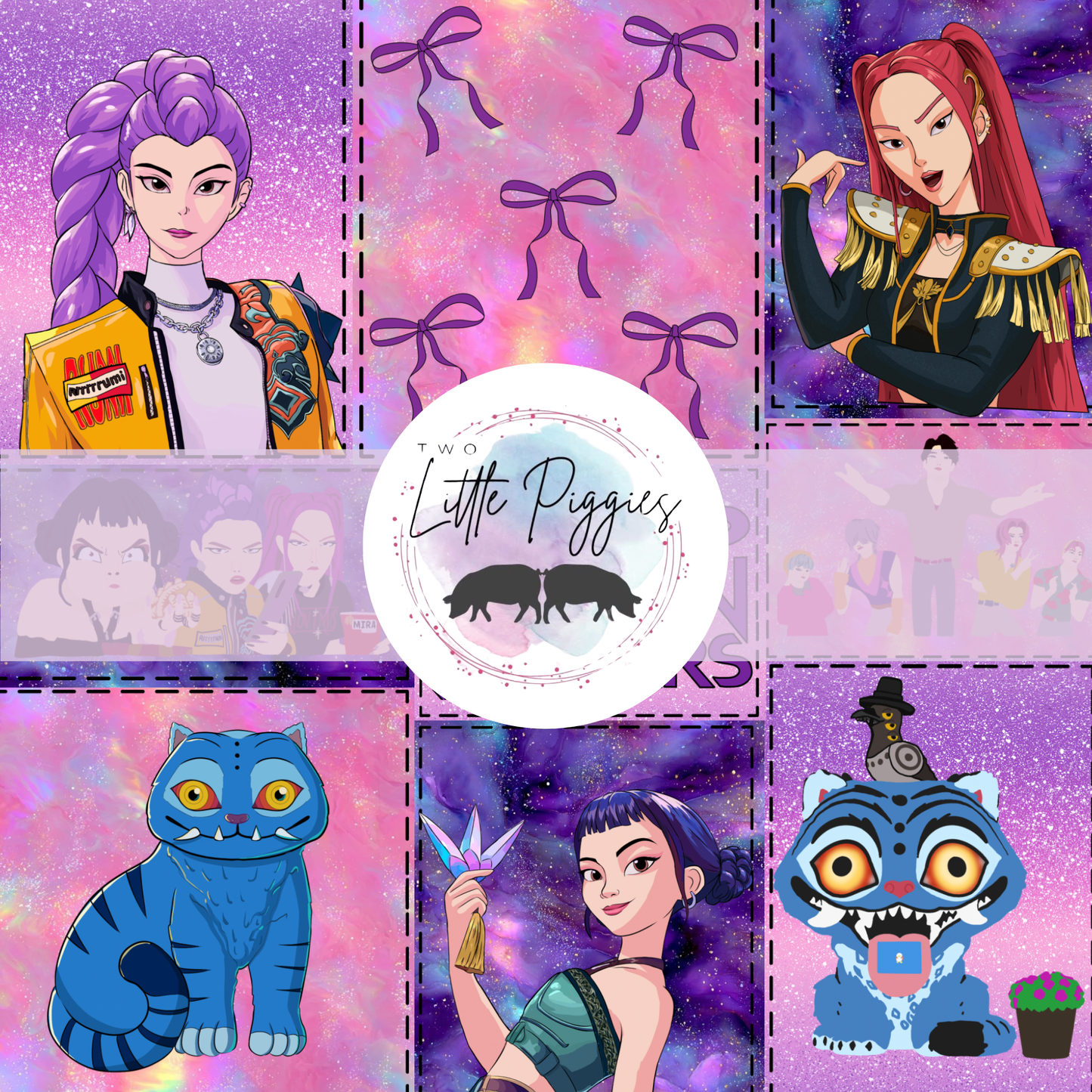 Printed Vinyl - Patchwork - KPop
