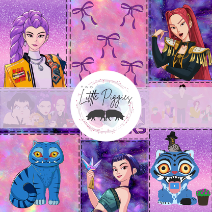 Printed Vinyl - Patchwork - KPop