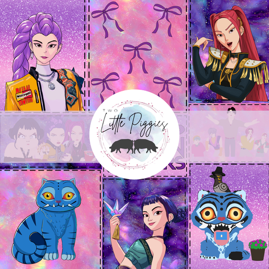 Printed Vinyl - Patchwork - KPop