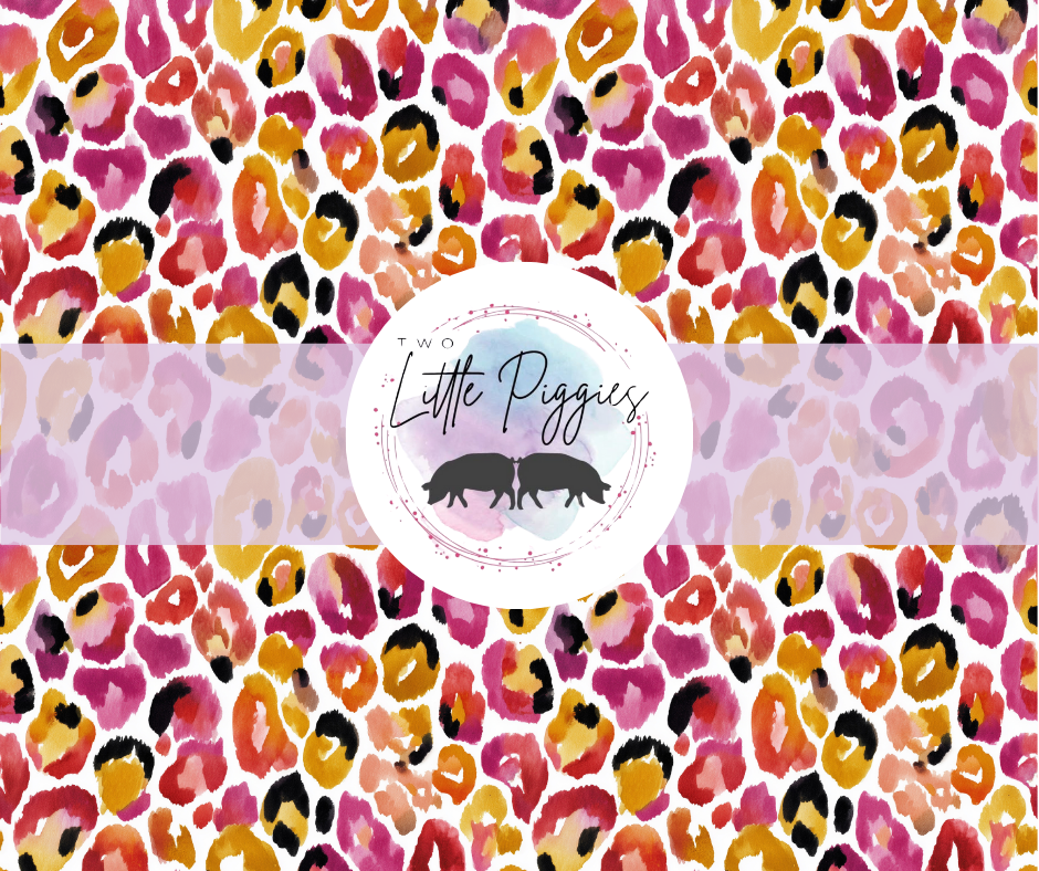 Printed Vinyl - Valentine - Leopard