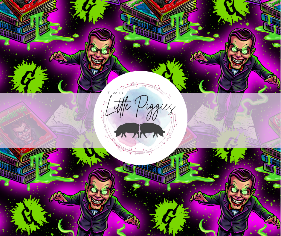 Printed Vinyl - Goosebumps Bookstack