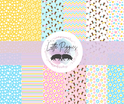 Printed Vinyl - Dachshund Fun