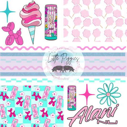 Printed Vinyl - Element Sheet - Cotton Candy - Alani