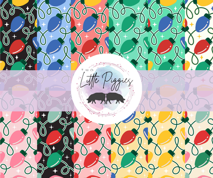 Printed Vinyl - Christmas Lights