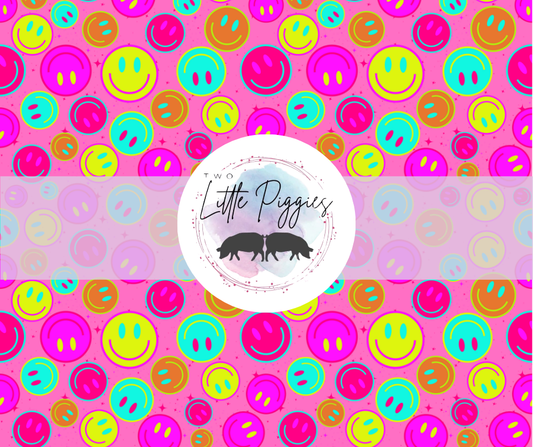 Printed Vinyl - Retro Smiley
