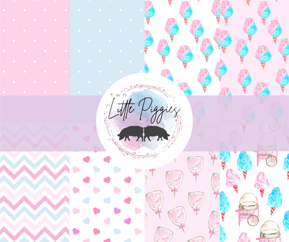 Printed Vinyl - Cotton Candy