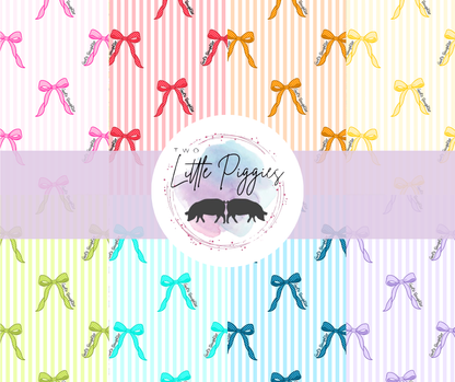 Printed Vinyl - God's Daughter Bows