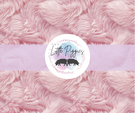 Printed Vinyl - Light Pink Fur
