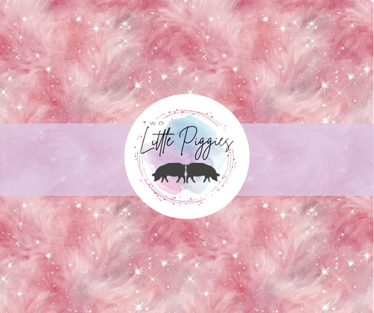 Printed Vinyl - Sparkle Pink Fur